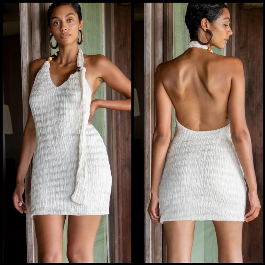 Nwt Savannah Morrow Woodie Dress In Ivory